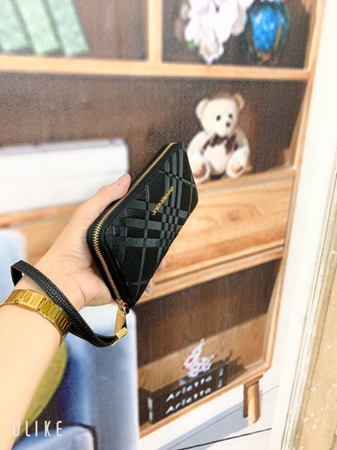 [FreeShip – Clip thật] Ví Da Cao Cấp 2020.Bóp Da Cầm Tay Nam Nữ. Ví Cầm tay.