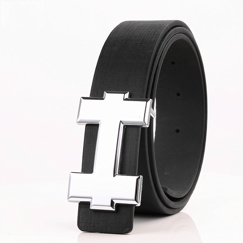 Thắt Lưng Da PU 3.3Cm Thiết Kế Sang Trọng Dành Cho Nam Và Nữ