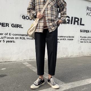【COD】Men's wild casual pants straight trousers