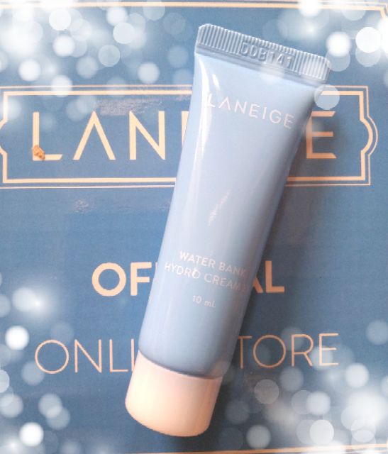 (Mẫu mới )Kem dưỡng ẩm dạng gel Laneige Water Bank Hydro Cream Ex 10ml.