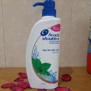 Dầu gội head&shoulders 655g Bạc hà mát rượi