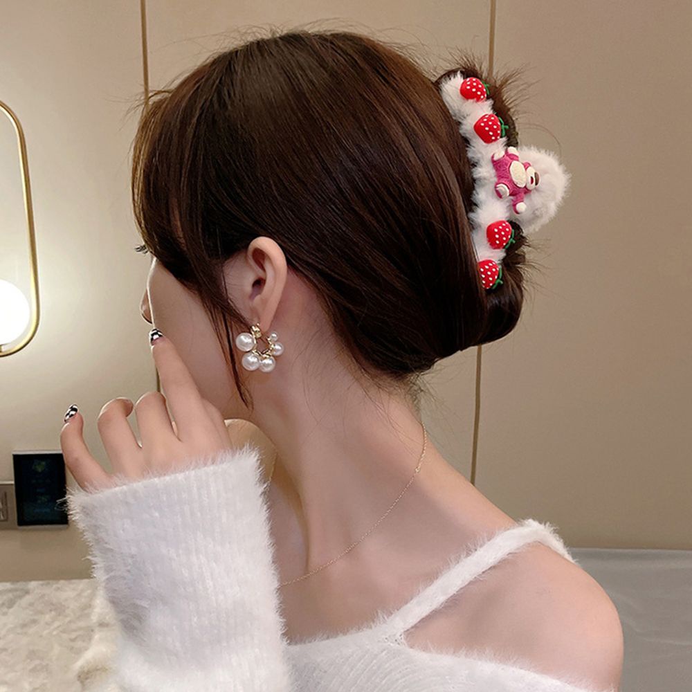 Kẹp tóc hàm cá mập họa tiết hoạt hình phong cách Hàn Quốc dễ thương cho nữ