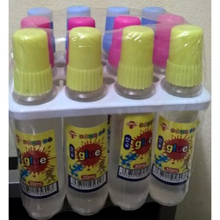 Lốc 12 lọ keo dán giấy nước (2,5k/lọ)