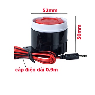 [12V DC] Còi báo động chống trộm 12V DC