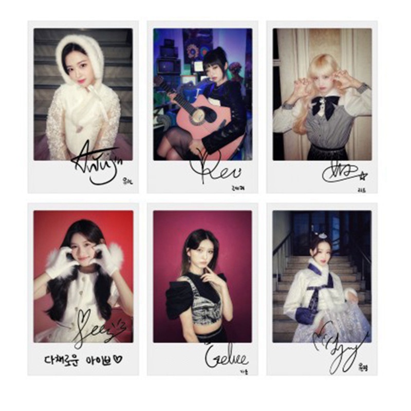 Set 6 Tấm Thẻ Ảnh Lomo Các Thành Viên Nhóm Nhạc Kpop IVE