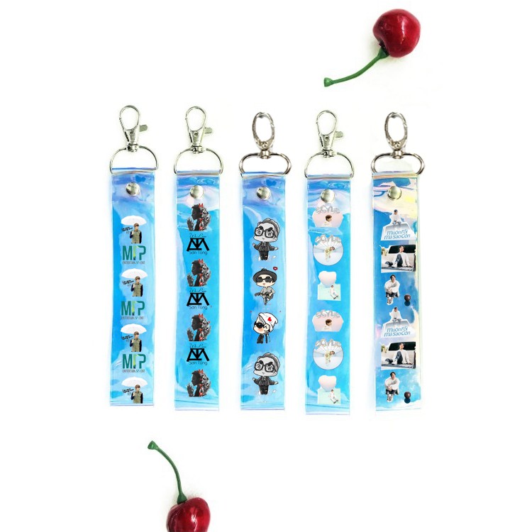 Strap hologram sơn tùng STH17 Dây đeo name tag mtp dây strap tag phản quang cute kpop idol hoạt hình