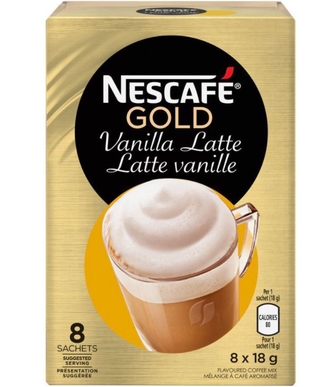 Cà phê hòa tan vanila latte NestCafe Gold 148g