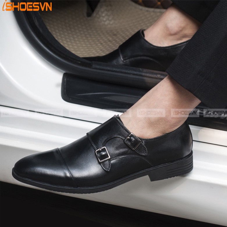 Giày da bò nam công sở thời trang cao cấp ISHOESVN IS426 giày ishoes