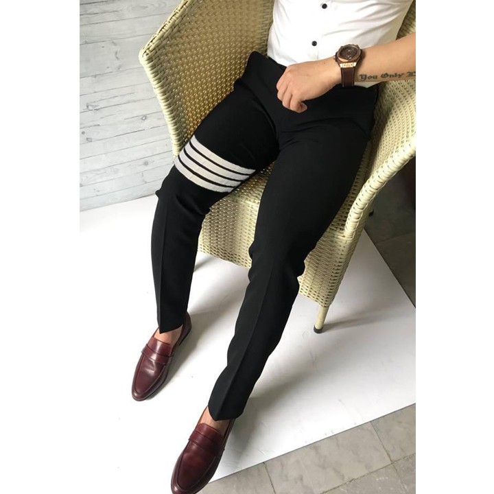 Quần Tây Nam Dáng Body Sọc Đùi Thời Trang Hàn Quốc