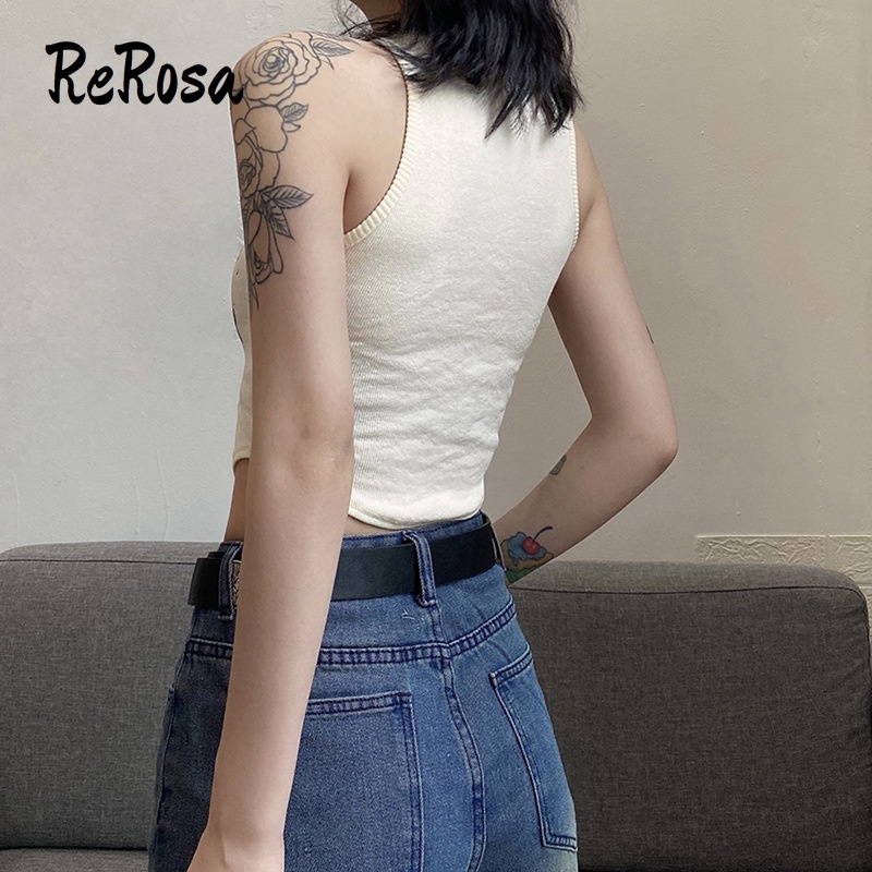 Áo Croptop Sát Nách Màu Sắc Đơn Giản Cho Nữ