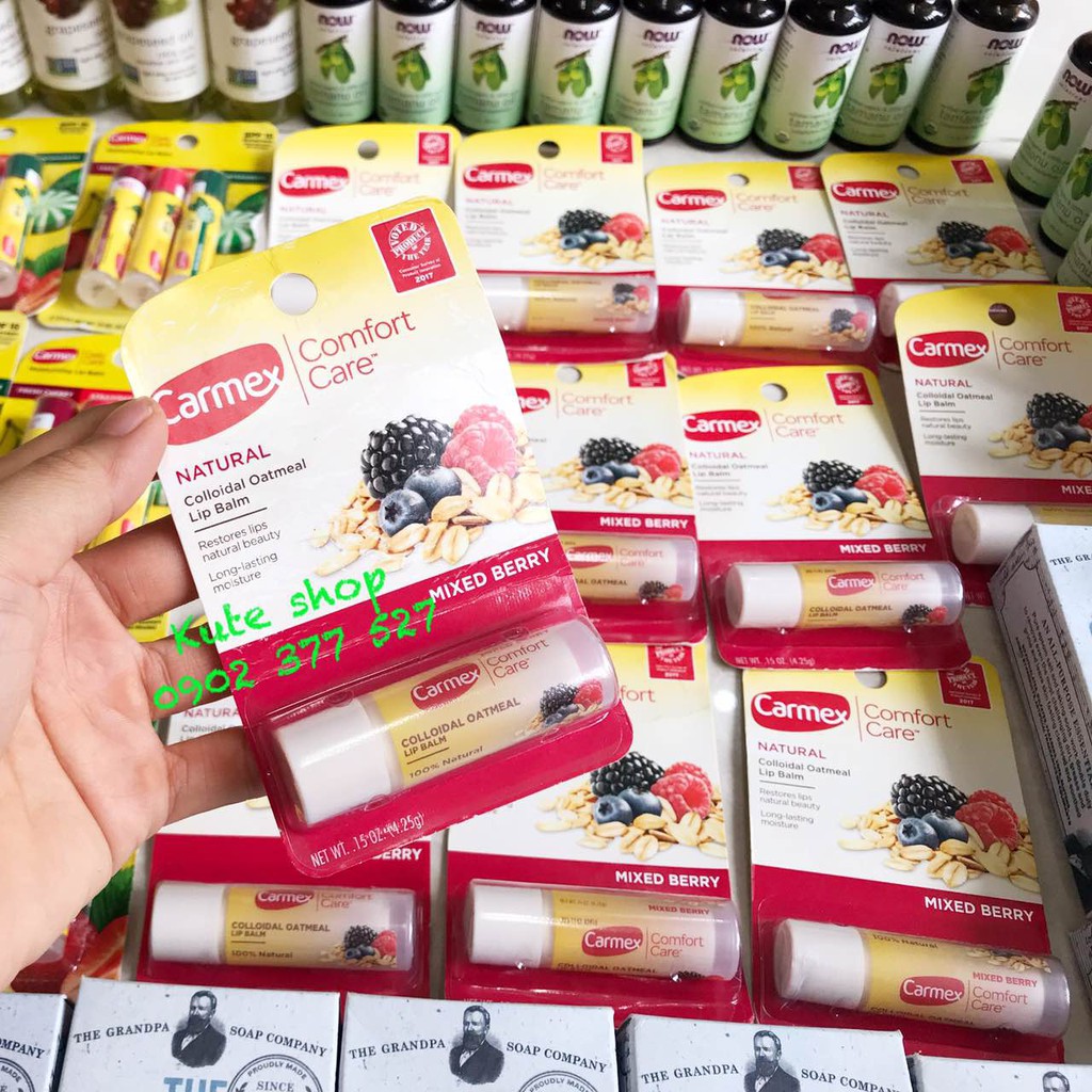 {Có bill order từ US} Son dưỡng môi có chống nắng Carmex Lip balm SPF 15 các loại | BigBuy360 - bigbuy360.vn