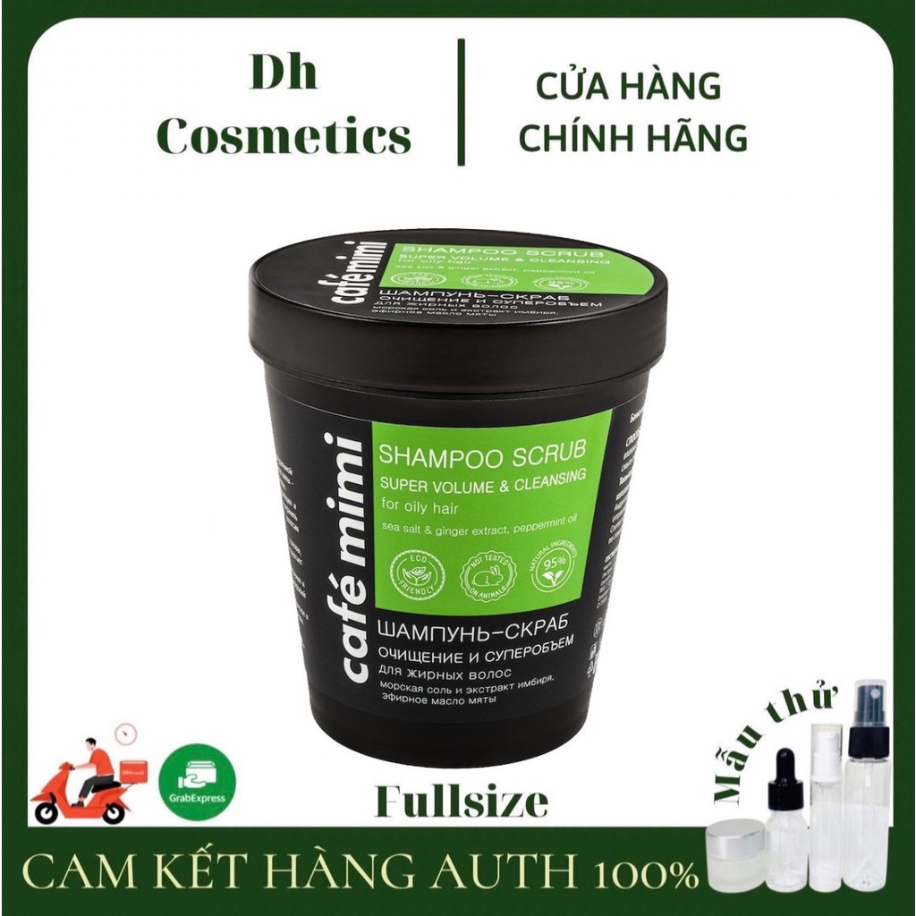 Tẩy da chết da đầu Cafe Mimi Shampoo Scrub 330g