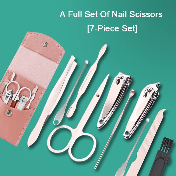 [Hàng mới về] 7 Dụng cụ làm móng tay chất liệu hợp kim nhôm