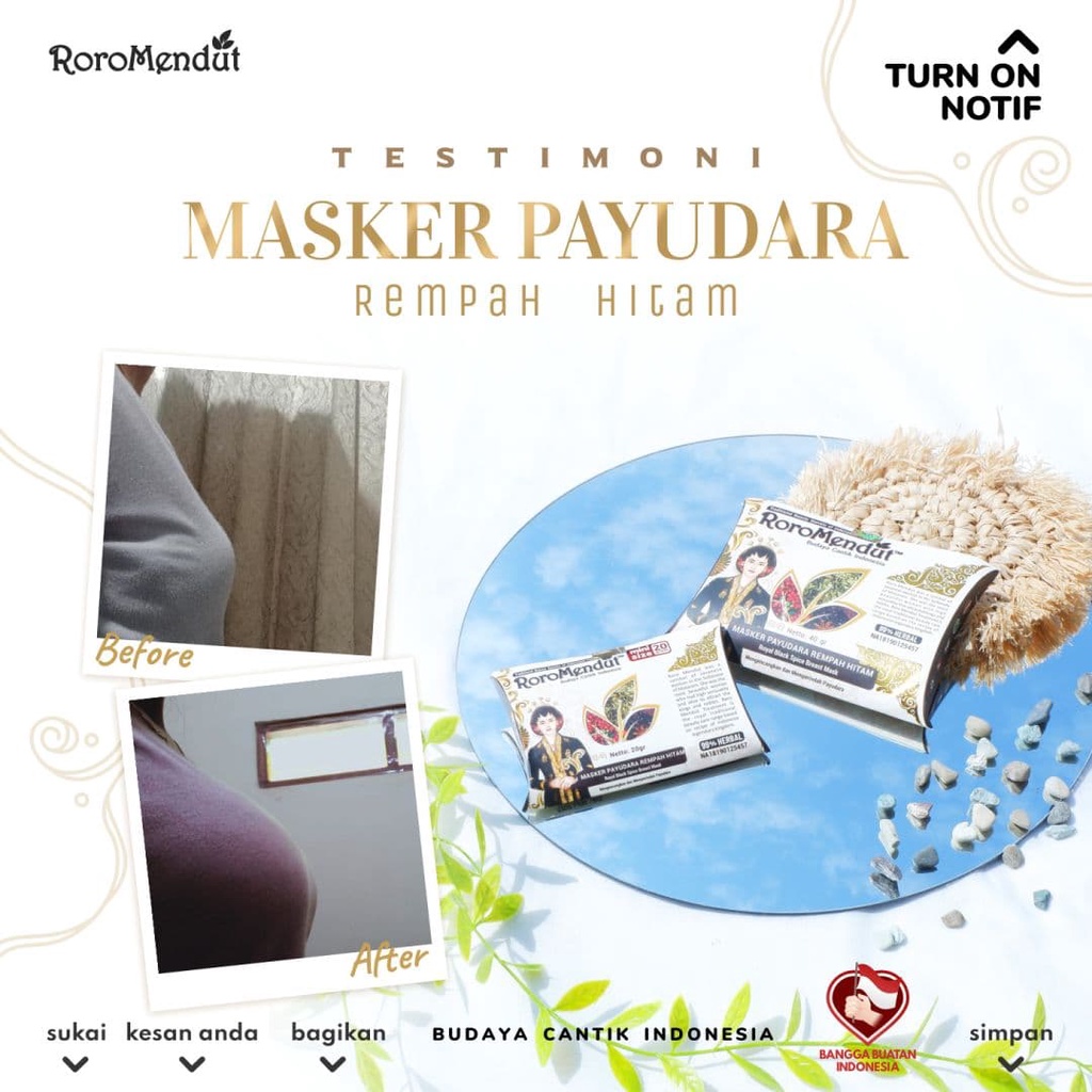 Mặt Nạ Nâng Ngực Săn Chắc Và Làm Sáng Da Chống Chảy Xệ Roro Mendut 20g 40gr | BigBuy360 - bigbuy360.vn