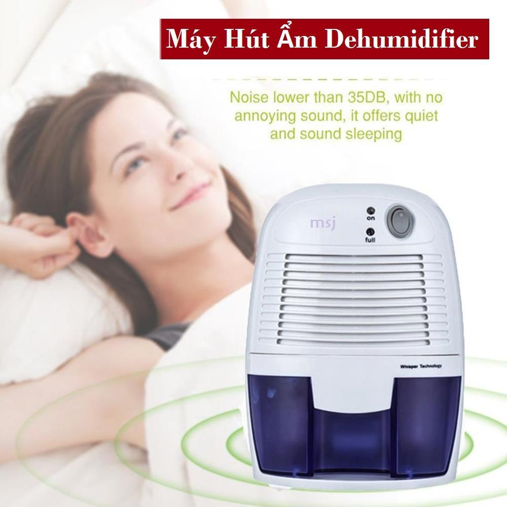 Máy hút ẩm mini Dehumidifier Kiểu Dáng Đẹp, Chất Liệu Nhựa Bền Đẹp. Hút Ẩm Nhanh, Khử Mùi Không Khí Hiệu Quả.