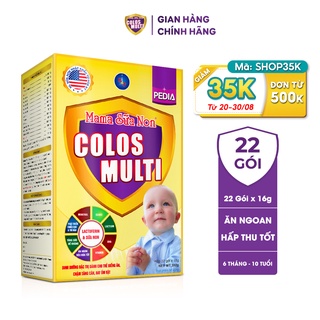 Sữa bột Mama Sữa Non Colos Multi Pedia hộp 22 gói x 16g - 352g