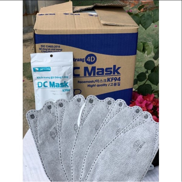 (Thùng 300 Cái) Khẩu Trang KF94 DC Mask Dũng Công