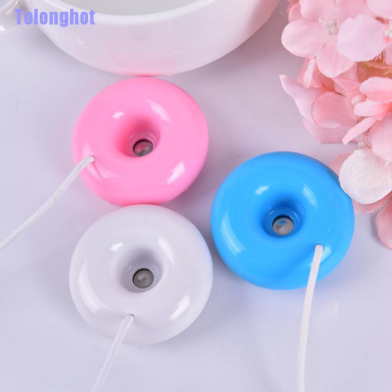 1 Máy Giữ Ẩm Không Khí Khuếch Tán Tinh Dầu Hình Bánh Donut