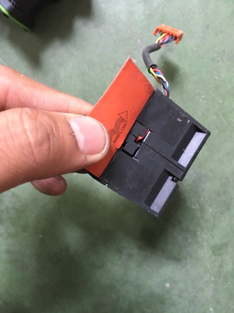 Quạt bộ đôi máy chủ AVC siêu tốc độ 12v 1.9A Tai nắm cam