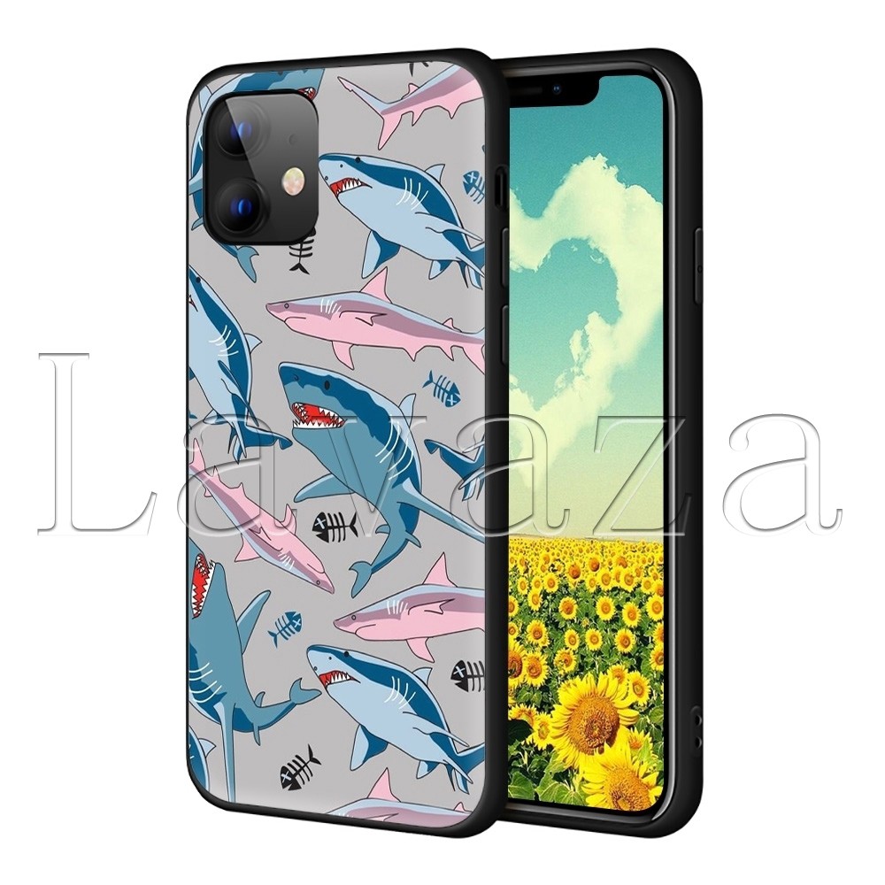 Ốp Điện Thoại Mềm Hình Cá Mập 97 Cho Iphone 11 Pro Xs Max Xr X 8 7 6 6s Plus