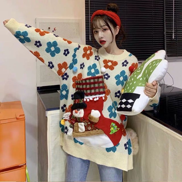 🌈Chỉ còn hơn chục ngày nữa tới Noel rinh ngay em này diện cho xinh nào. Lên hình đẹp mê🌸Free size   Gia #399k♥️