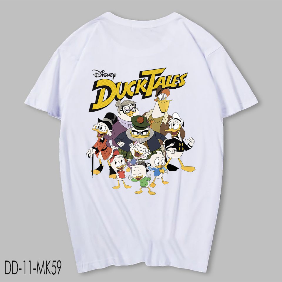 Áo Thun Mickey ( Có Size Trẻ Em ) Disney DuckTales Group Shot Logo Premium