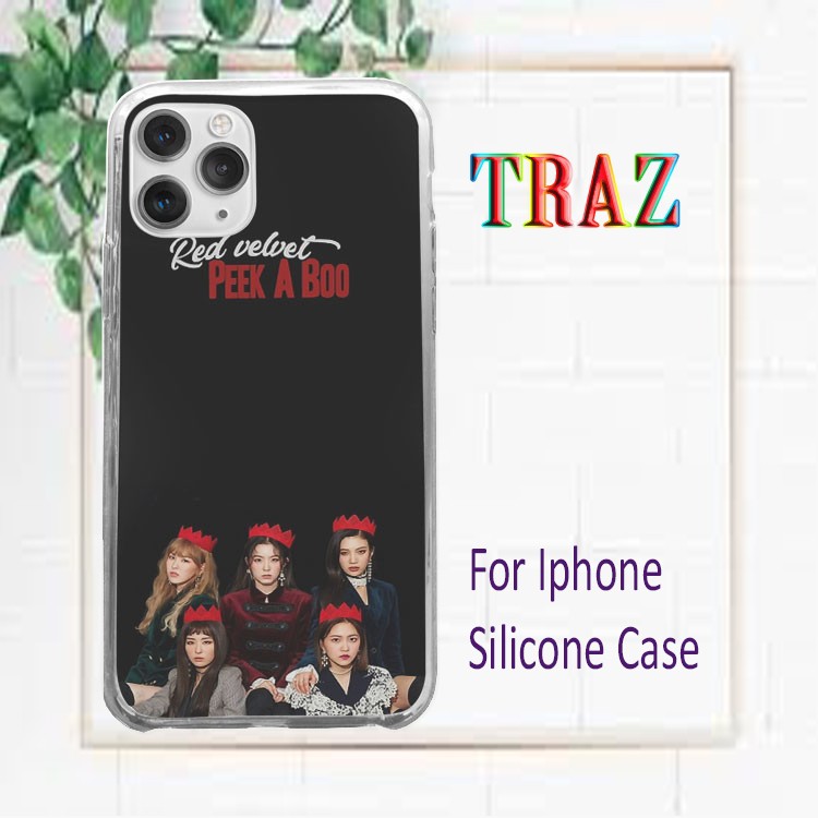 Ốp iphone rẻ red velvet sticker cao đẹp silicone từ 6 đến 12 HQUPOD0869