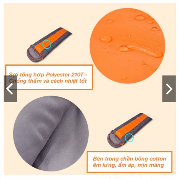 Túi ngủ văn phòng, túi ngủ mùa đông cho người lớn, hàng chuẩn 100% cotton | BigBuy360 - bigbuy360.vn