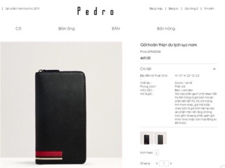 VÍ PEDRO DÀI SIZE LỚN
