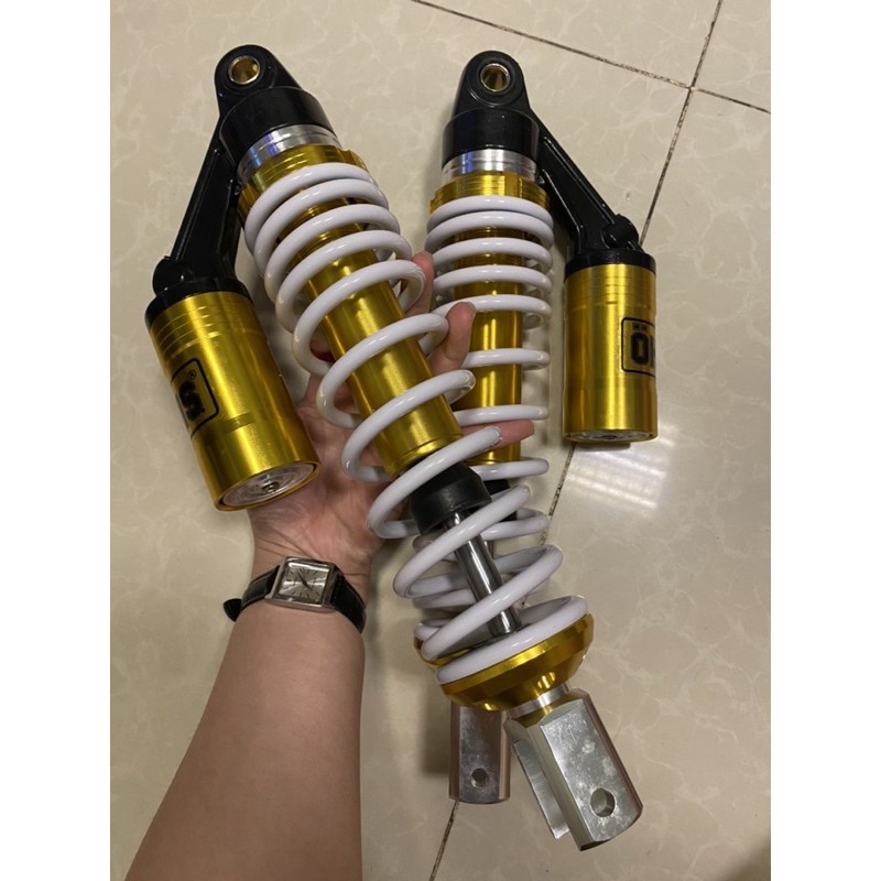 Phuộc nhún sau Ohlins bình dầu cho các xe tay ga Ab Nouvo 4-5-6 PCX NVX Dylan ...