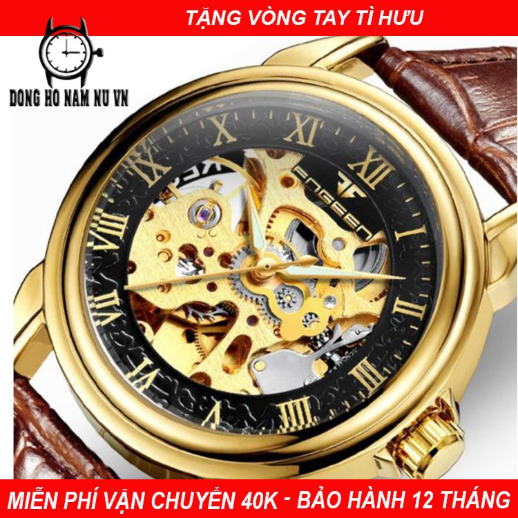 ĐỒNG HỒ CƠ NAM AUTOMATIC FNGEEN DÂY DA CAO CẤP