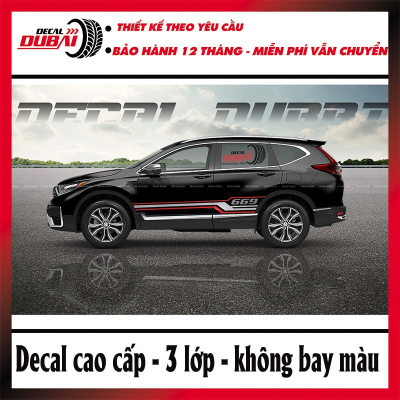 Tem Dán Sườn Xe MG ZS Phong Cách Trẻ Trung 669