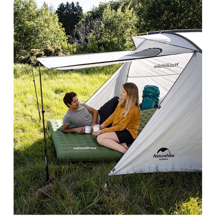 Đệm hơi đôi chính hãng NatureHike NH19QD010 chống nước dùng cho văn phòng, du lịch