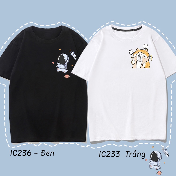 Áo Thun Cotton Cute Unisex Nam Nữ Dễ Thương giá rẻ