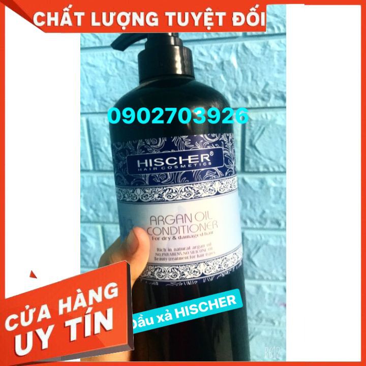 [CHÍNH HÃNG] dầu gội cặp HISCHER là dòng dầu gội lý tưởng cung cấp dưỡng chất phục  cho tóc đã qua sử lý hóa chất''