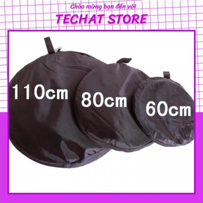 [GIÁ SỐC] Tấm hắt sáng tròn kích thước 80cm 2 màu trong 1 vàng/ bạc dùng cho chụp hình chuyên nghiệp - TeChat