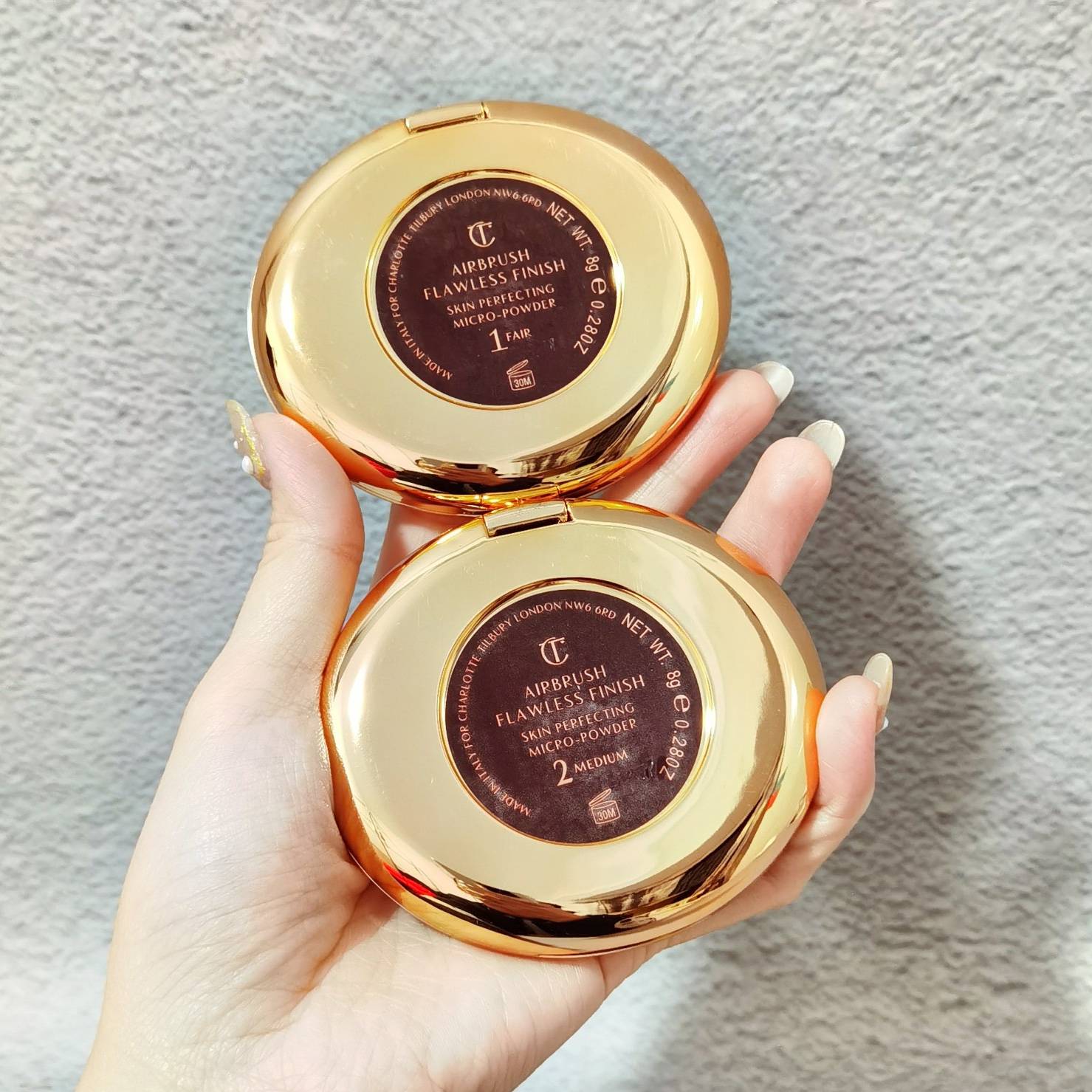 Yolo ❤   CHARLOTTE TILBURY (Hàng Mới Về) Phấn Phủ Trang Điểm Kiểm Soát Dầu Che Khuyết Điểm 8g Tiện Dụng CT