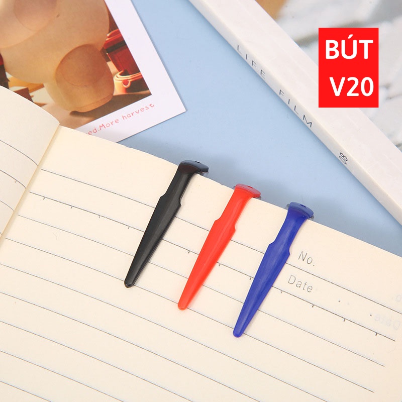 Bút Bi Gel Mực Nước Bút Gel Thay Ngòi Tiện Lợi Có 3 Màu Xanh Đen Đỏ Ngòi 0.5mm VTL SHOP