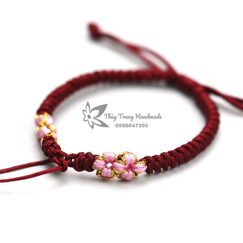 DÂY ĐAN VÒNG TAY size nhỏ nhất 0.8mm đan vòng tay bình thường hoặc phối hạt