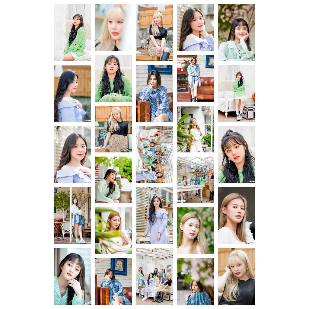 Lomo card 27 ảnh (G)I-DLE bộ ảnh OSEN Star Road