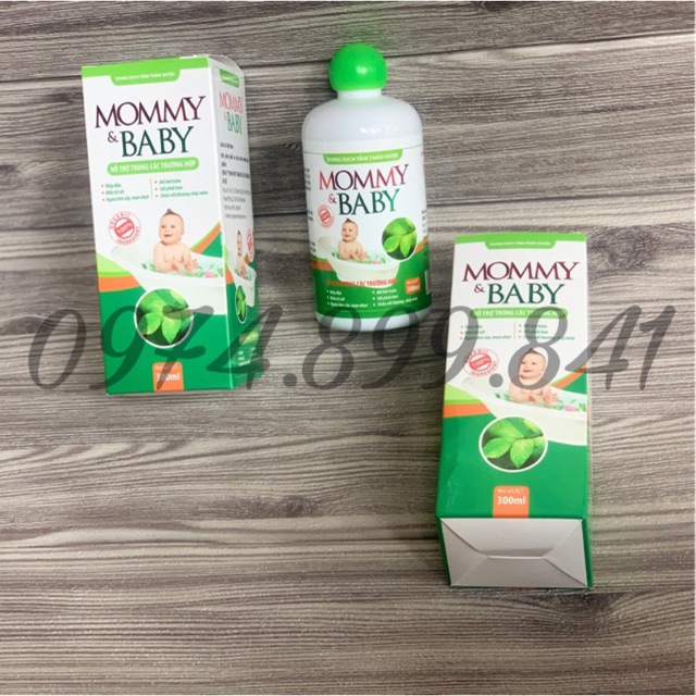 [Mã 267FMCGSALE giảm 8% đơn 500K] Sữa tắm gội thảo dược MOMMY &amp; BABY (300ml)