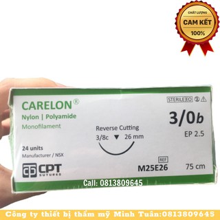 Chỉ Phẫu Thuật CPT Carelon [3/0, 4/0, 5/0, 6/0, 7/0]