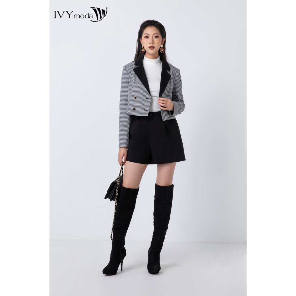 Áo khoác nữ Elegant Houndstooth IVY moda MS 67M6151