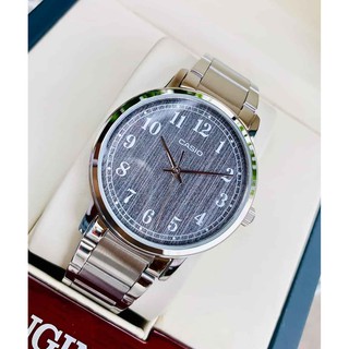 Đồng hồ nam Casio MTP-E145D-1BDF mặt xám thiên thạch