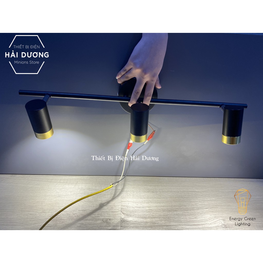 Đèn soi tranh - 3 Đèn chiếu sáng 6028-3 15w - 3268-3 9w Ánh Sáng Vàng - Điều chỉnh được góc chiếu - Bảo Hành 12 Tháng