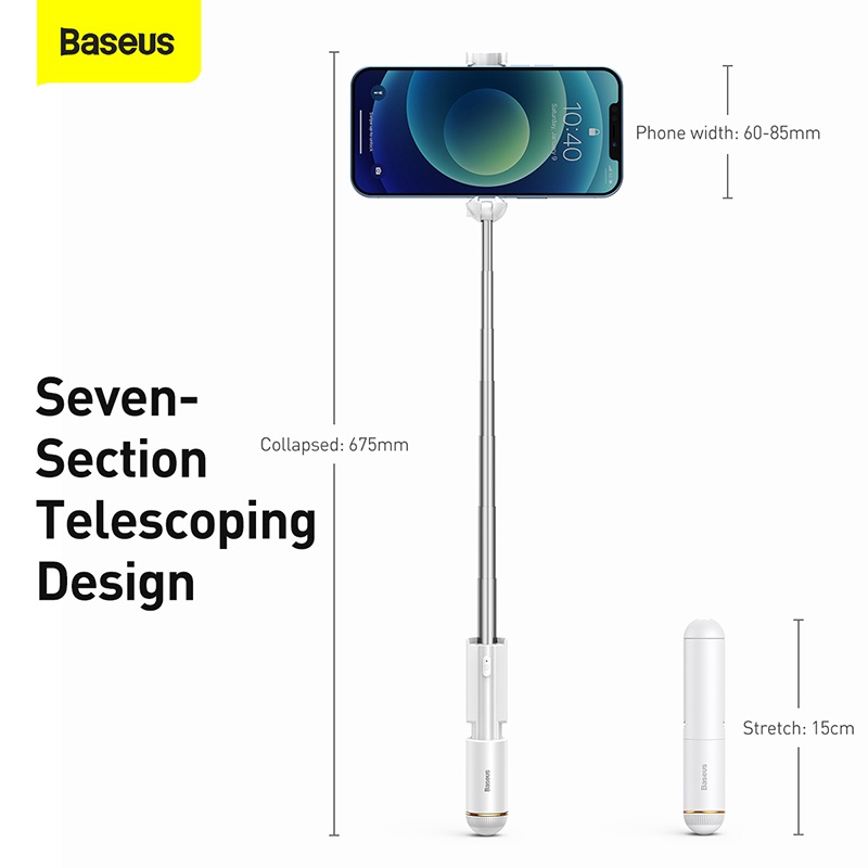 Gậy Tự Sướng Selfie Bluetooth Siêu Mini Có Thể Gấp Gọn Túi Quần Baseus Ultra Mini Bluetooth Folding Selfie Stick