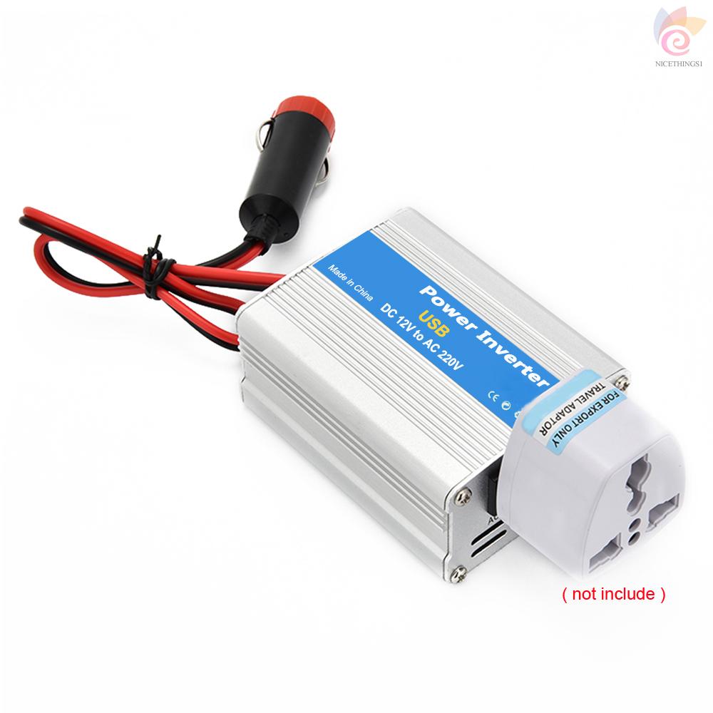 Bộ Chuyển Đổi Nguồn Điện 100w Dc 12v Sang Ac 220v Cho Xe Hơi