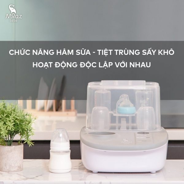 Máy hâm sữa và tiệt trùng sấy khô MOAZ BEBE – MB005 BaByC