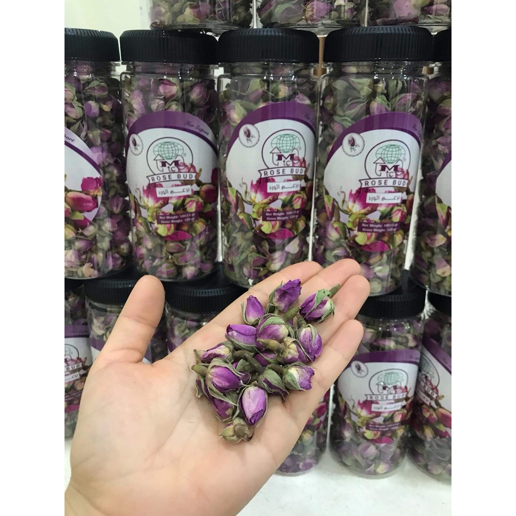 Hộp 100g nụ hồng khô Iran Rose Bud cao cấp chính hãng