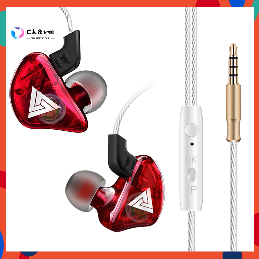 [CS] Stock QKZ CK5 Sports Heavy Bass Stereo Sound Phone In-ear Ear Hook Earphone Headphones